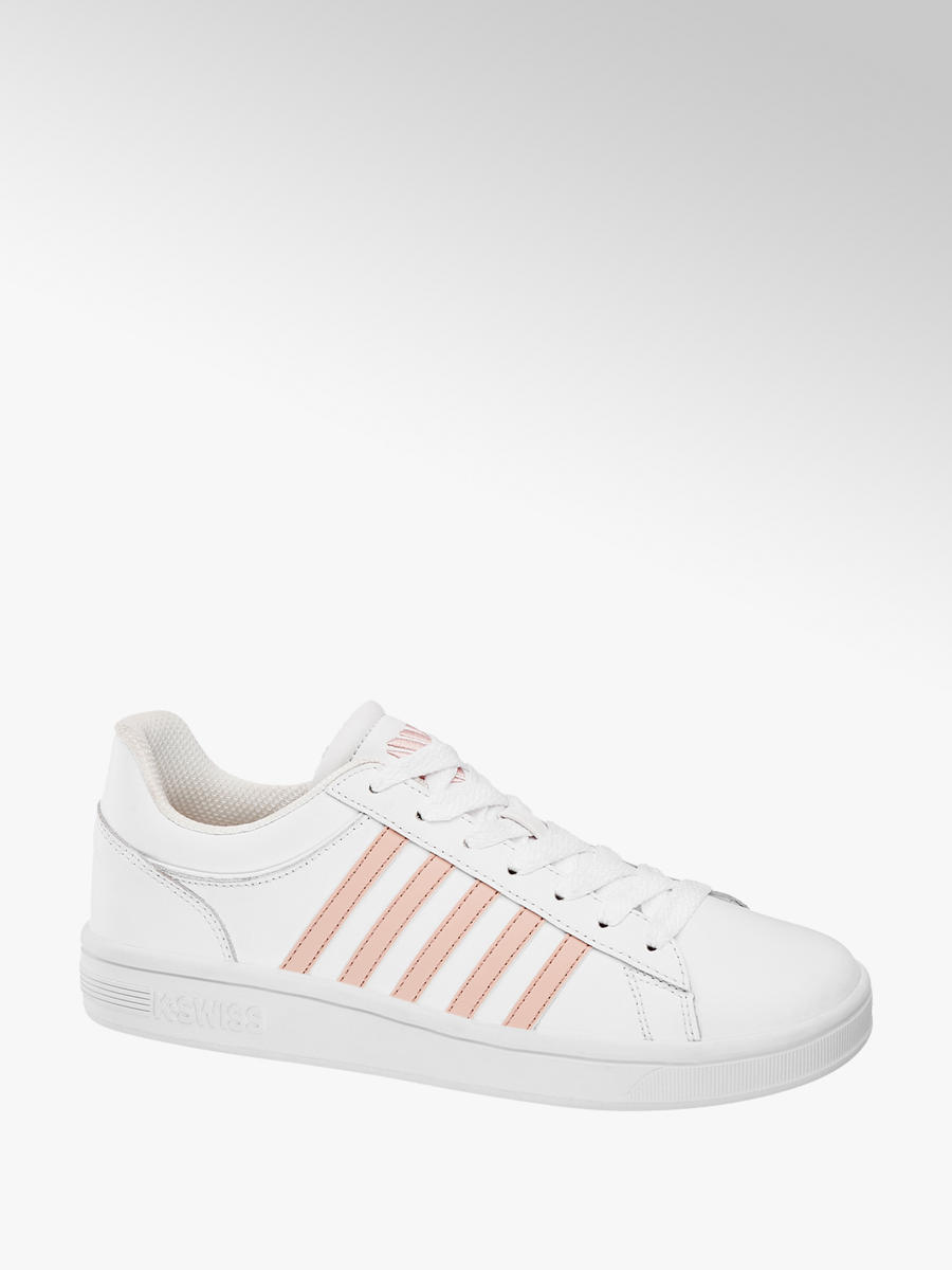 Sneaker Court Winston von k swiss in weiß DEICHMANN K SWISS Herren Damen Schuhe 39 39,5 Sportschuhe Sneaker Leder